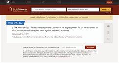Desktop Screenshot of biblegateway.com